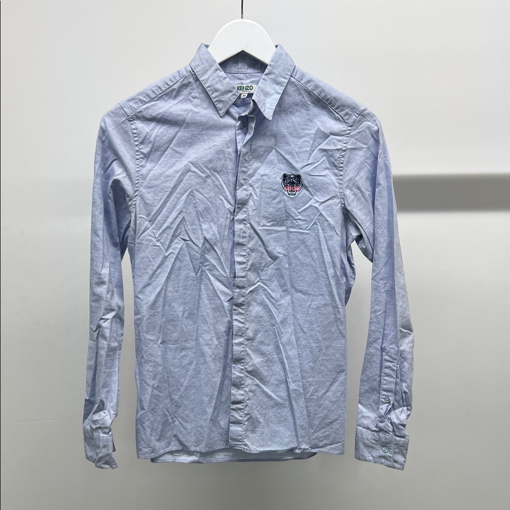 Kenzo Light Blue Button Down Shirt